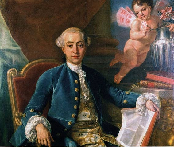 Retrato de Giacomo Casanova