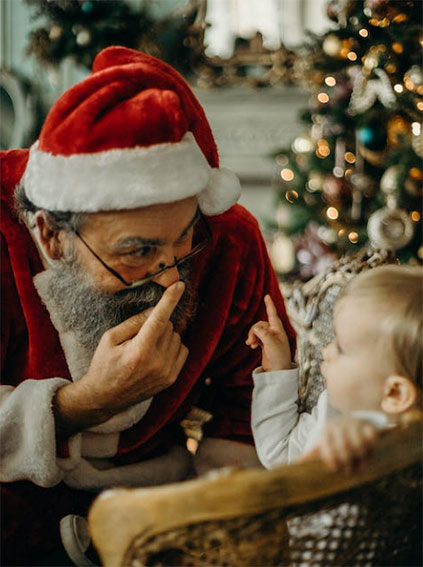 Papá Noel. Foto Studio Cottonbro